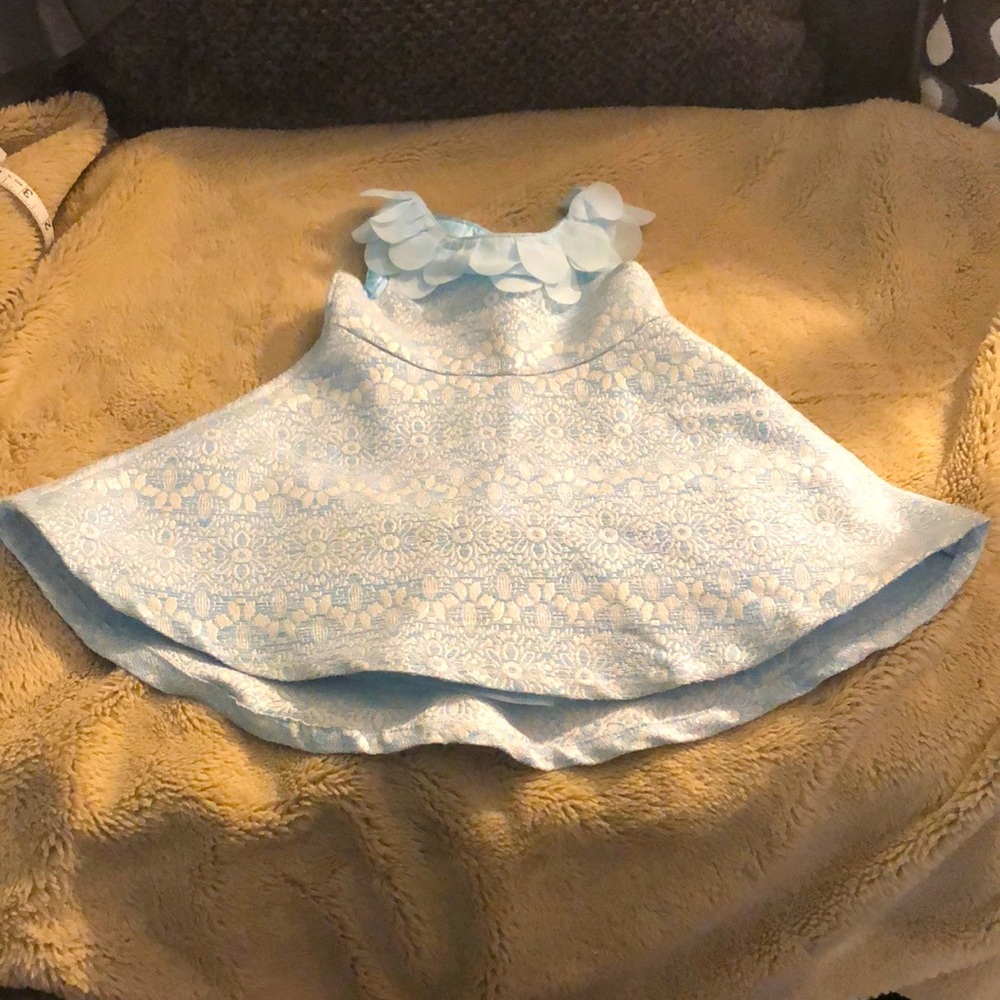 🔹4 for $30 Genuine Kids A-line Dress with lace petticoat, size 12mo